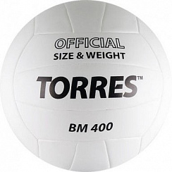 Мяч для волейбола Torres BM400 р.5 белый-черный